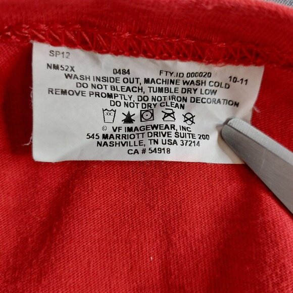 Majestic St Louis Cardinals Baseball T-shirt Large Red Cotton Short Sleeve Crew - Picture 11 of 12